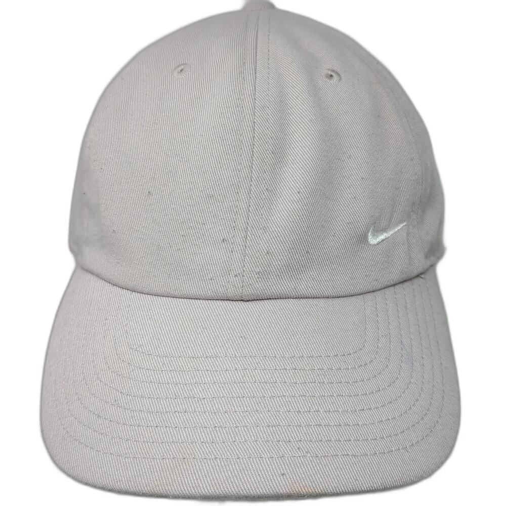 Nike Baseball Cap Purple XL Swoosh Logo Slideback Strapback Polyester Hat Club